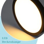 ZMH LED-Deckenleuchte Ø30cm, 24W Warmweiss 3000K – Flache Deckenlampe für Badezimmer, Küche & Schlafzimmer – Bild 3