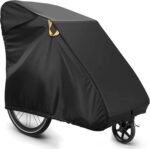 Bonna Fahrradanhänger-Abdeckung 140×88×92 cm – Wasserdichte Schutzplane aus Oxford-Gewebe