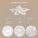 Sky angle LED Deckenleuchte Dimmbar mit Fernbedienung – Moderne Wohnzimmerlampe mit Farbwechsel – Bild 3