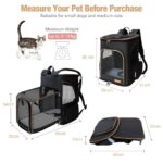 Lekesky XL Haustier-Rucksack – Erweiterbar & faltbar für Katzen und Hunde bis 10 kg – Bild 2