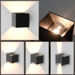 Homefire LED Wandleuchte IP65 Schwarz – Up/Down Aussenleuchte mit verstellbarem Strahl – Bild 4