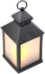 Lunartec LED-Laterne Outdoor mit Flammeneffekt & Timer – Stimmungslicht für Balkon & Terrasse – Bild 3