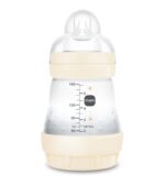 MAM Easy Start Anti-Kolik-Flasche 160 ml mit SkinSoft-Silikonaufsatz – für Neugeborene ab 0 Monaten
