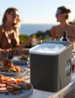 Vpcok Direct Eiswürfelmaschine 12 kg/24h – Kompakte Eismaschine für Zuhause & Bar – Bild 2