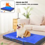 VOUNOT Orthopädisches Hundebett 115x81 cm mit abnehmbarer Kühlmatte – 2in1 Komfortsystem für grosse Hunde – Bild 3