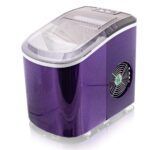 Mulano Eiswürfelmaschine Edelstahl Violett – 10-12 kg Tagesleistung für Zuhause & Events – Bild 4
