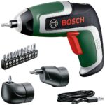 Bosch IXO Akkuschrauber 7. Generation – 3,6V Multifunktionswerkzeug mit Winkel- & Exzenter-Aufsatz