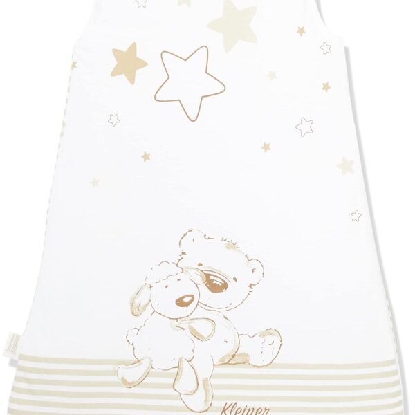 Herding Baby Best Ganzjahres-Schlafsack 70 cm – Sicherer Schlaf mit Reissverschluss für Neugeborene