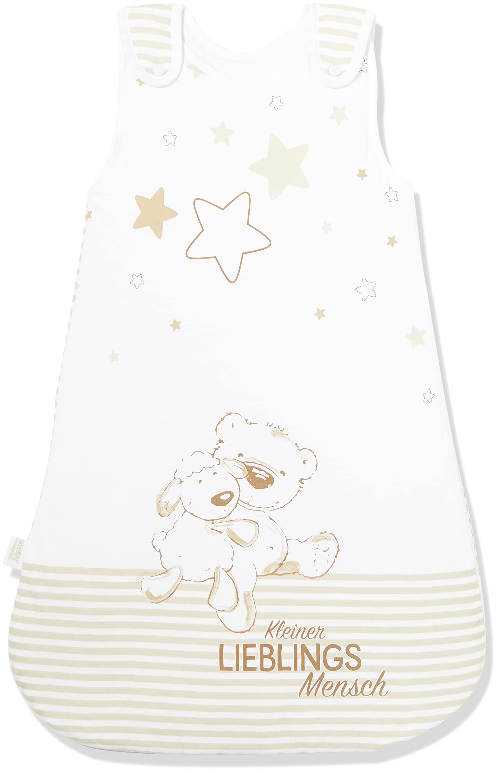 Herding Baby Best Ganzjahres-Schlafsack 70 cm – Sicherer Schlaf mit Reissverschluss für Neugeborene