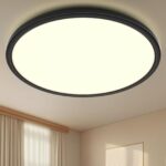 Swoieltr LED Deckenleuchte 30cm ultradünn – dimmbar mit Fernbedienung & Farbtemperatur