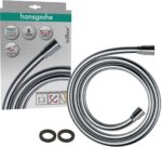 hansgrohe Isiflex Duschschlauch 1,60 m – Verdrehschutz & Knickschutz in Chrom