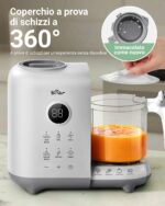 Bear 6-in-1 Dampfgarer mit Mixer – Premium Babynahrungszubereiter BPA-frei – Bild 8