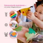 Jolly Designs Mini Quiet Book Magischer Vogel – Montessori Motorikbuch ab 18 Monaten – Bild 4