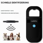 Smoostart Tierchip Lesegerät ISO11784/85 FDX-B – Professioneller Mikrochip Scanner für Hunde & Katzen – Bild 4