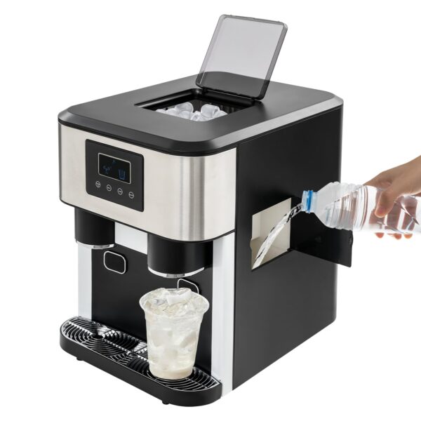 chennnls 3-in-1 Eismaschine – 16 Eiswürfel in 7–9 Min für Zuhause & Büro