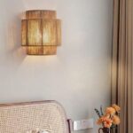 LOGT Boho Wandleuchte mit Hanfseil – Handgewebte Vintage Wandlampe E27 für Wohnzimmer – Bild 6
