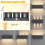 Klighten 30W LED-Aussenlampe mit Bewegungsmelder – Anthrazit IP65 für Garten & Terrasse – Bild 5
