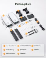 Forepin Außenwandleuchte mit Bewegungsmelder & 10000mAh Akku – IP65 Aussenlampe – Bild 8