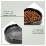 WILDLIFE HOME Igel Futterstation 2er Set – Wetterfeste Keramik Futter- & Trinkschale – Bild 2