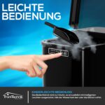 Tronitechnik EM01 Eiswürfelmaschine 12 kg/24 h – Eiswürfelbereiter mit 2 Grössen & Reinigungsfunktion – Bild 3
