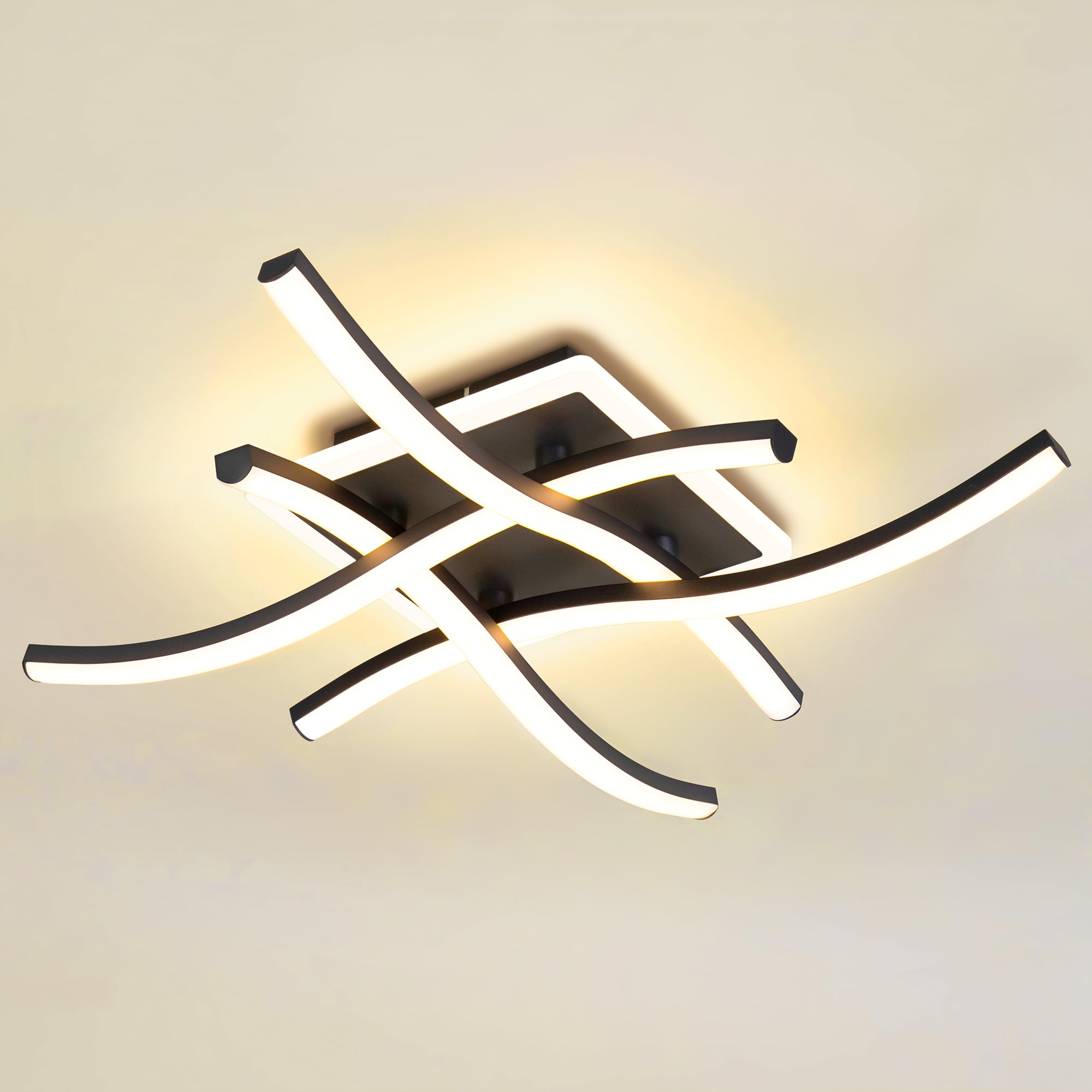 MELAYR LED Deckenleuchte 29W mit 3 Farbtemperaturen – Moderne Deckenlampe für Wohnzimmer & Büro