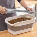 Wuciray Hundefutter Aufbewahrungsbox 5–10 kg – Faltbar mit Luftdicht Verschluss & Zubehör – Bild 2
