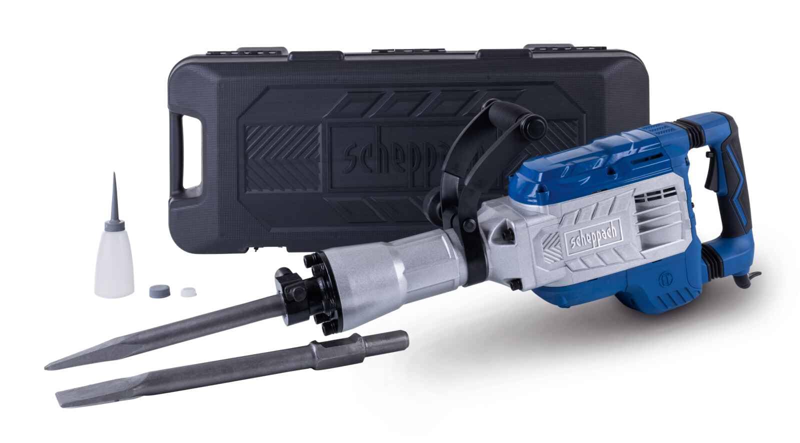 Scheppach AB1900 Abbruchhammer 1900W mit 60J Schlagkraft – Kabelgebunden für Profis