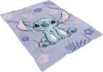Disney Lilo & Stitch Microflanell-Decke 100 x 150 cm – Kuscheldecke Blau – Bild 3