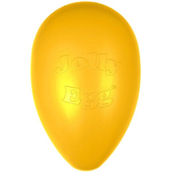 Jolly Pet Crazy Egg Gelb – Robustes Hundespielzeug 30 cm für aktive Hunde
