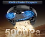 Tikom G8000 Max Saugroboter 2 in 1 mit Wischfunktion – 5000Pa Saugkraft für Tierhaare – Bild 2