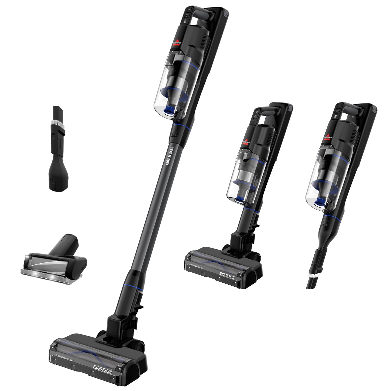 Bissell PowerClean FurGuard 280W Kabelloser Staubsauger – 3-in-1 System für Haustierhaare