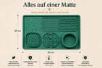 SuriPets Schleckmatte mit Napf – LFGB Silikon Lick Mat mit Saugnäpfen für Hunde & Katzen – Bild 10