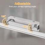 Dehobo LED Spiegelleuchte 42cm 9W – Badezimmerleuchte IP44 Neutralweiss 4000K mit Schalter – Bild 3
