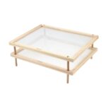 Fenteer Holz Dörrgitter 30x40cm – Stapelbarer Trockenständer für Obst, Fleisch & Gemüse – Bild 3