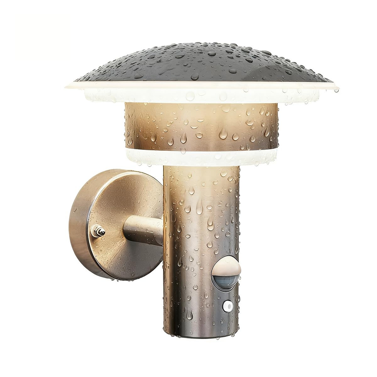 NBHANYUAN 9W LED Aussenwandleuchte mit Bewegungsmelder – IP54 Edelstahl für Hauseingänge & Terrassen