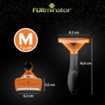Furminator deShedding-Tool Grösse M Kurzhaar – Unterfellbürste für mittelgrosse Hunde – Bild 5