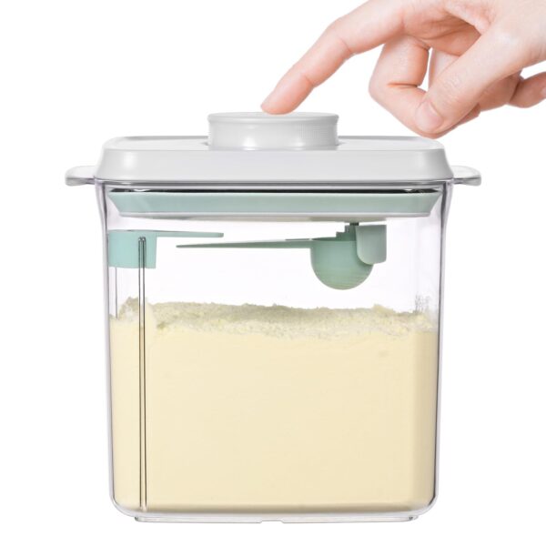 LUXECOVE Milchpulverspender 1700 ml – Versiegelte Aufbewahrungsbox mit Löffel