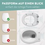 BENKSTEIN® Toilettendeckel Oval mit Softclose & Quick-Release – Antibakteriell bis 150 kg – Bild 7