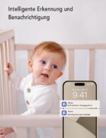 nooie Babyphone mit Kamera 1080P HD – WLAN Baby Monitor mit Nachtsicht & Gegensprechfunktion – Bild 4