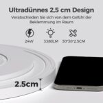 Aphyni LED Deckenleuchte Ø30cm – Dimmbar RGB mit Fernbedienung & App-Steuerung – Bild 7