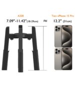 JUNSPOW Hundenapfständer mit verstellbarer Höhe & Breite – ergonomisch für mittlere & grosse Haustiere – Bild 5