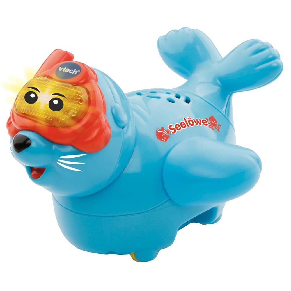 VTech Tut Tut Baby Badewelt Seelöwe – Interaktives Badespielzeug für 1–5 Jahre