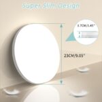 MGEELED LED Deckenleuchte 36W 4300LM 3000K – Energiesparend für Badezimmer & Wohnräume Ø23cm – Bild 6