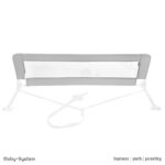Moby-System Klappbares Bettschutzgitter 150x42 cm – Sicherer Rausfallschutz mit Gurten – Bild 6