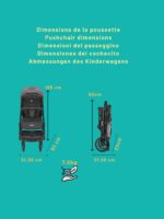 Nania Myla Kinderwagen – Kompakter Buggy 0–4 Jahre, 7,5 kg, mit Transporttrolley – Bild 10