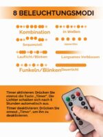 Sunwuun LED Halloween Geist 130–260 cm höhenverstellbar – Ferngesteuerte Outdoor Dekoration – Bild 8