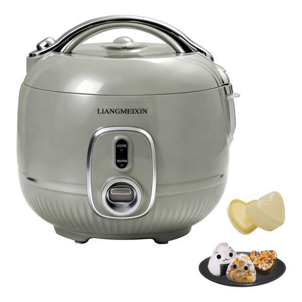 LIANGMEIXIN Reiskocher 0,8 l – Automatisch mit Warmhalte für 1–3 Personen