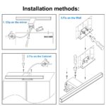 Azhien LED Spiegelleuchte 300mm, 5W 400LM Neutralweiß 4000K – Badezimmerlampe mit 3-in-1 Montage – Bild 6
