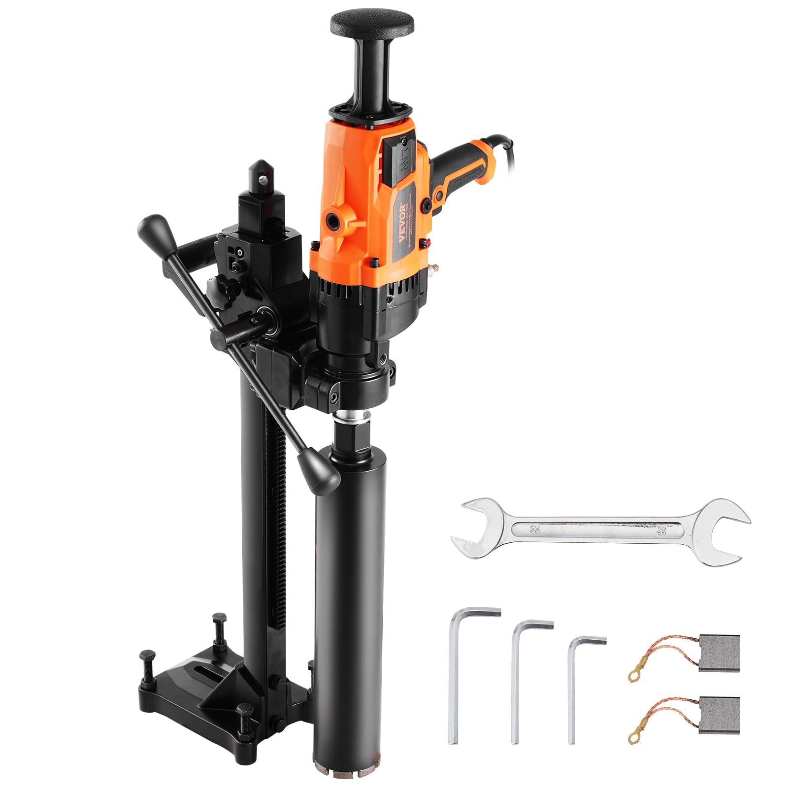 VEVOR Diamant-Kernbohrmaschine 20–180 mm – 2600 W Beton-Kernbohrer mit Hand- & Standmodus