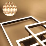 ZMH LED Deckenlampe 82 cm dimmbar mit Fernbedienung – Modernes Design für Wohnzimmer & Schlafzimmer – Bild 8